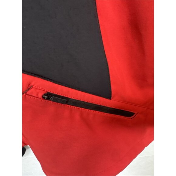 Swix Hydra-Vent Men’s M Red Black Running Training Softshell Jacket Zip Pockets - Picture 5 of 8